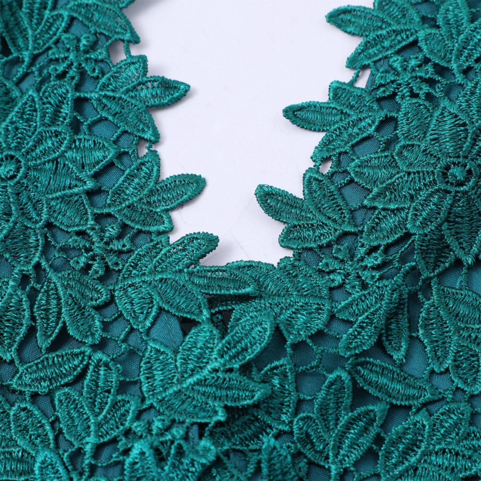 Lace Bodice Spaghetti Strap Maxi Dress
