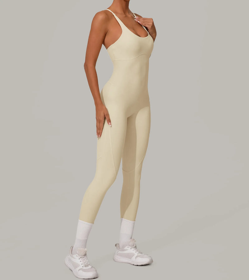 Strappy Body Sculpt Jumpsuit