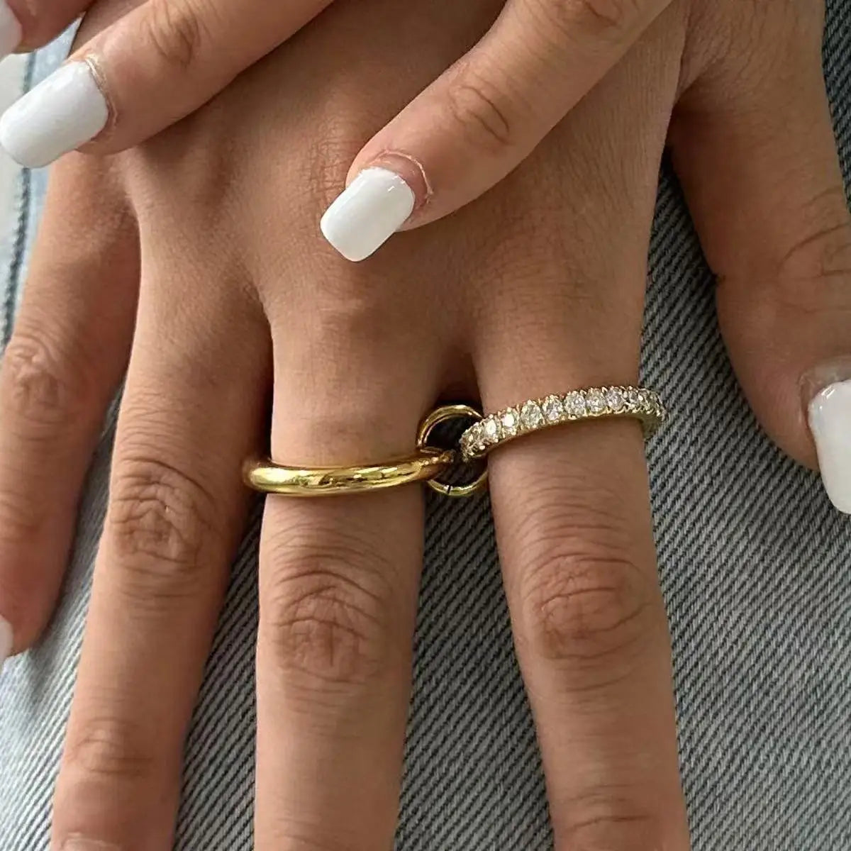 Radiant Harmony Gold Ring