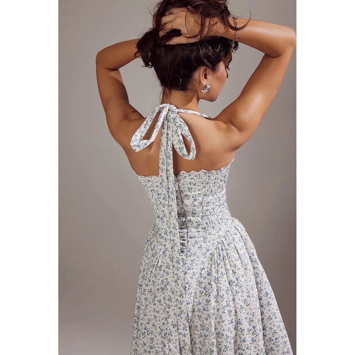 Valencia Halter Midi Dress