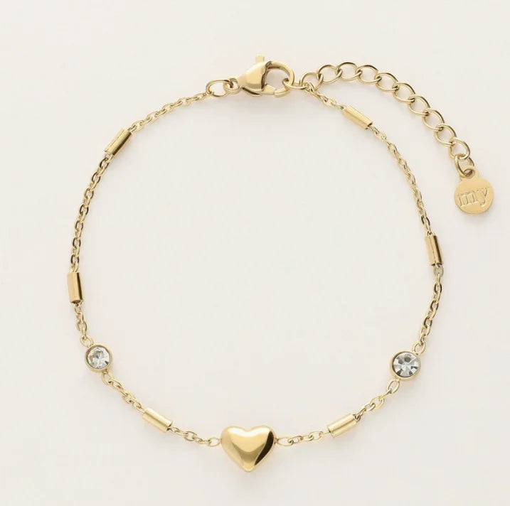 Dainty Charm Chain Bracelet Set