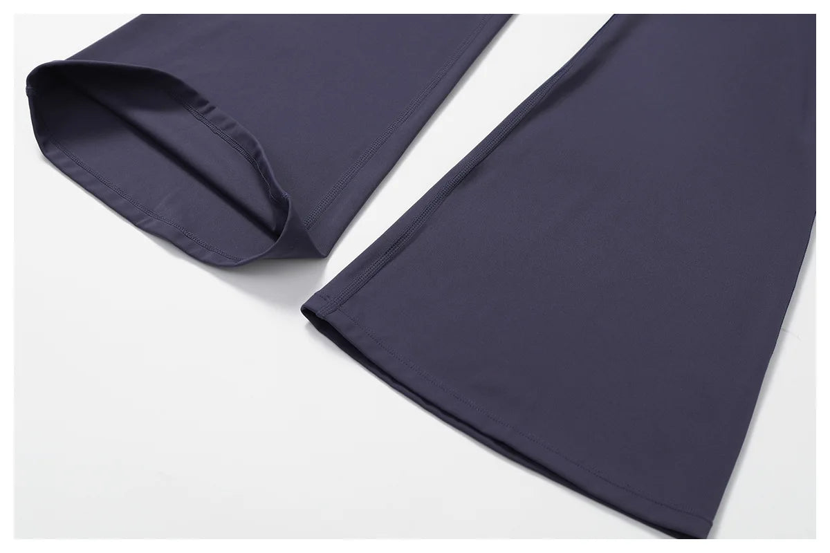 V-Waist Flare Pants