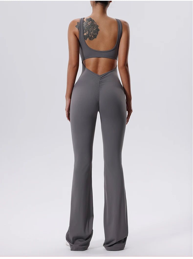 Flared Backless Suit