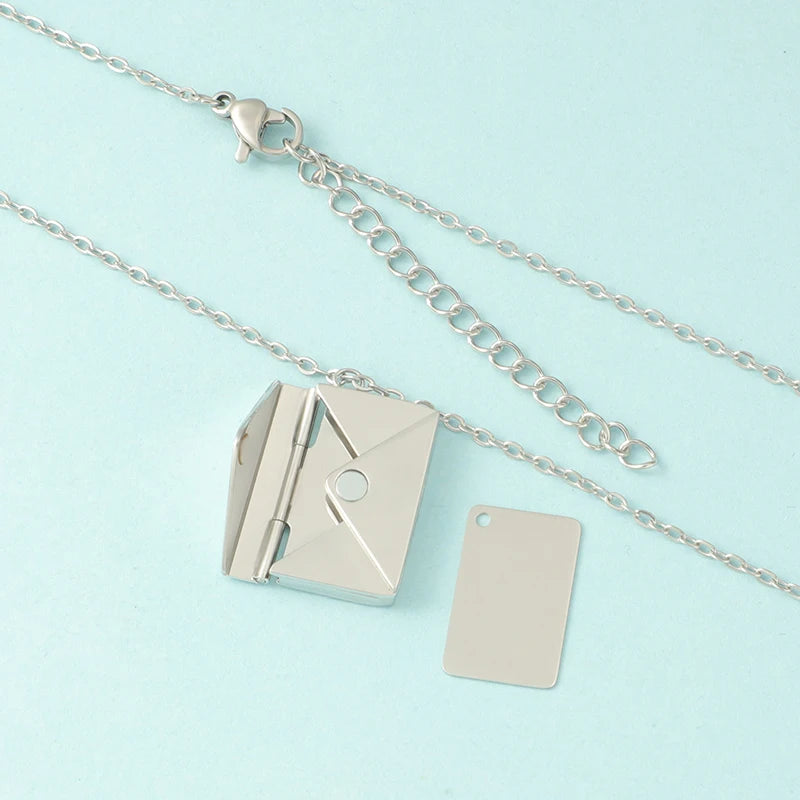 Love Letter Envelope Pendant Necklace
