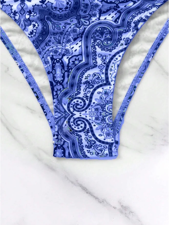 Halter Tie Bikini Set