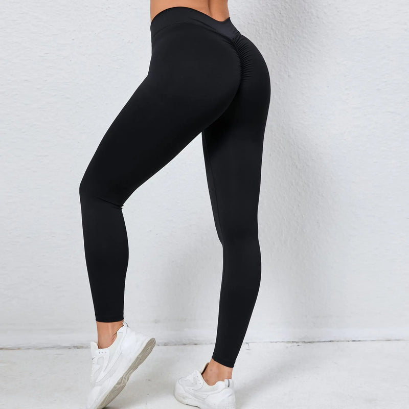 Seamless High Waist Scrunch Leggings