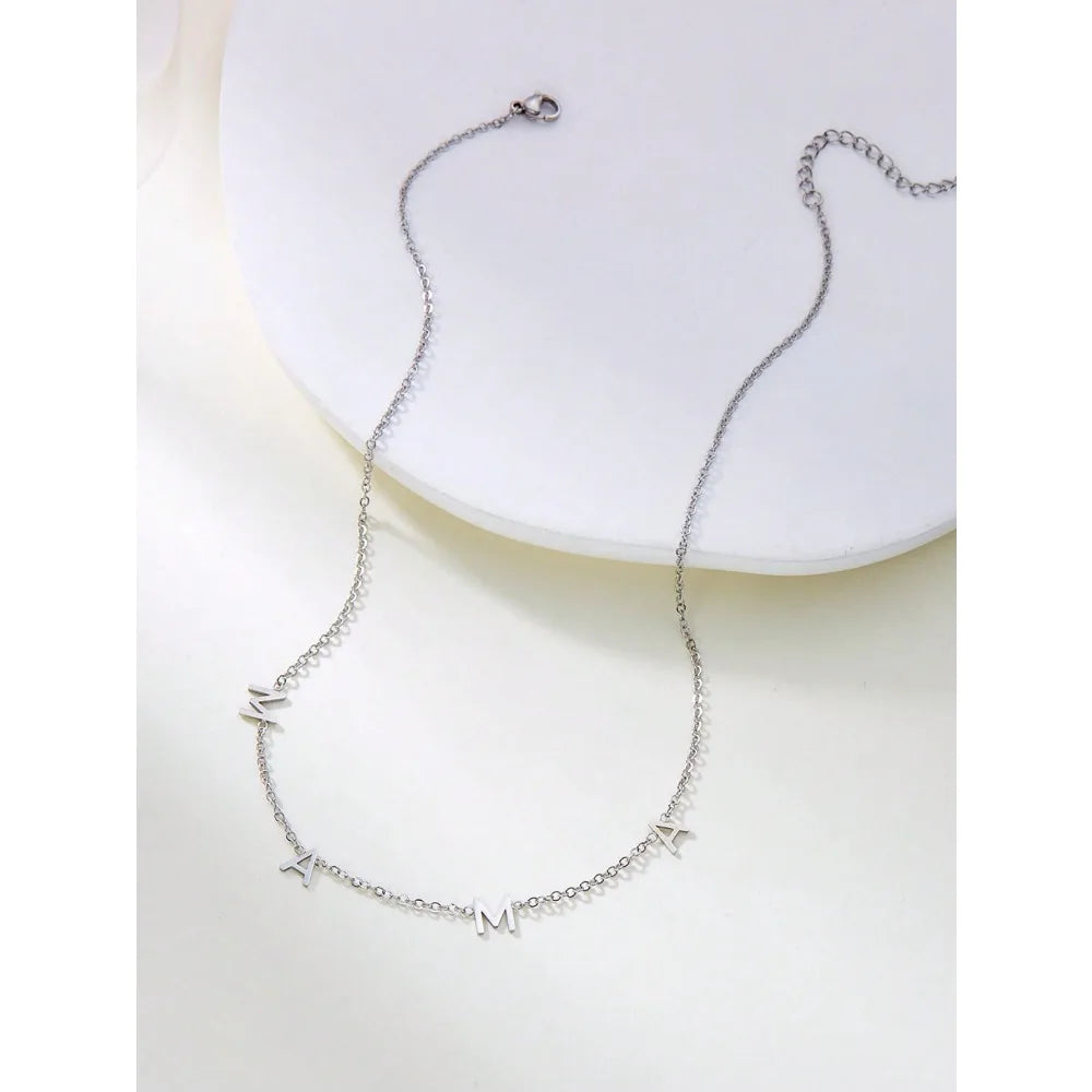 Mama Letter Necklace