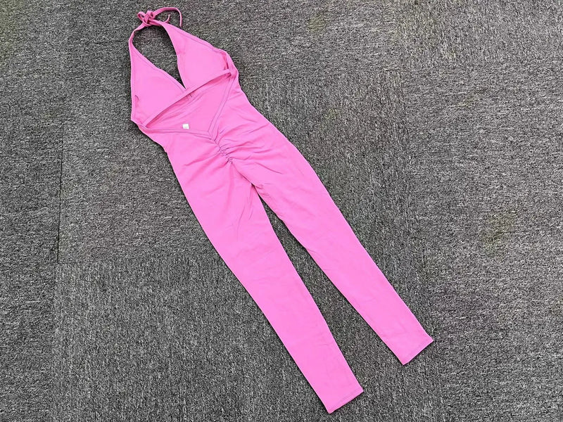 SculptFit Halter Jumpsuit