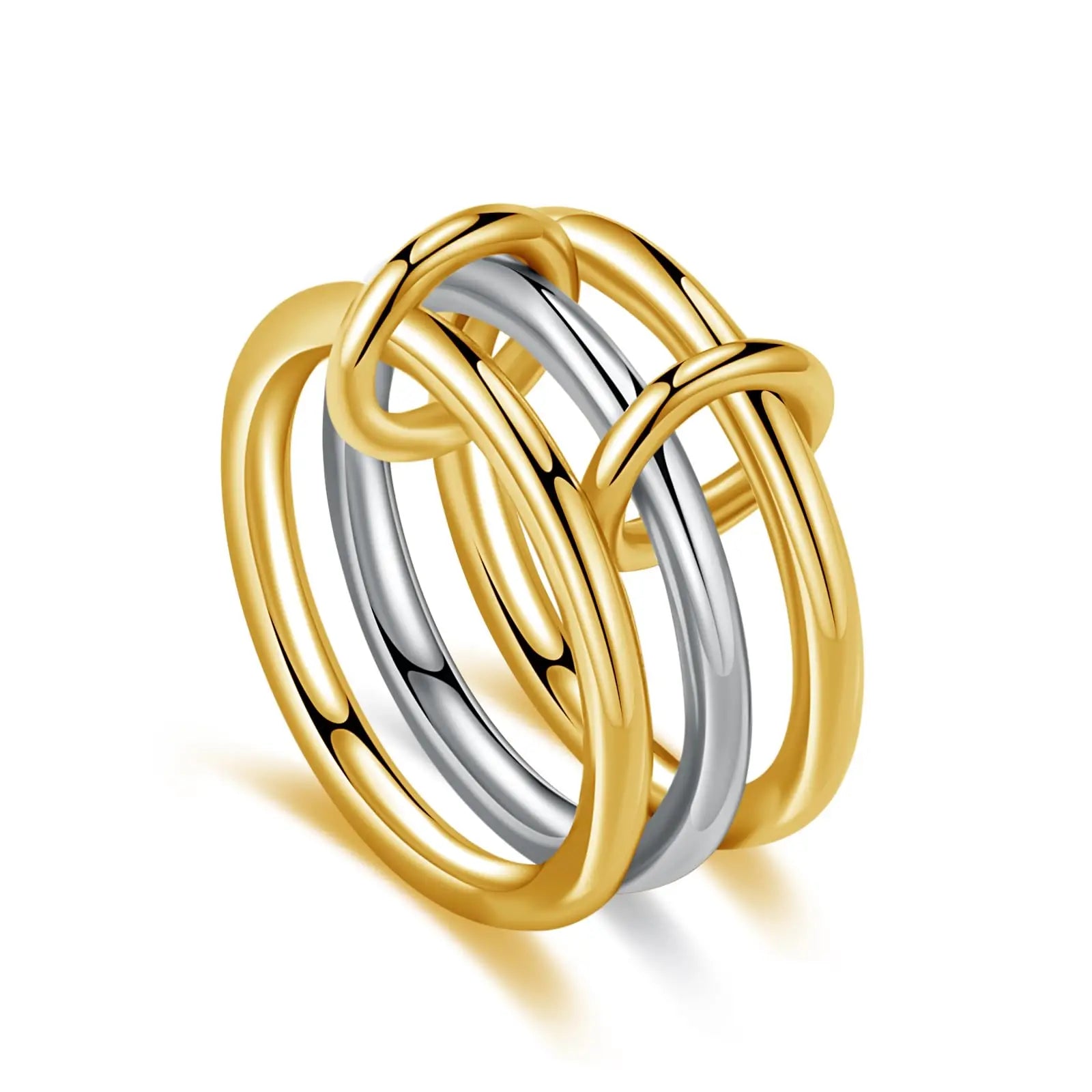 Radiant Harmony Gold Ring