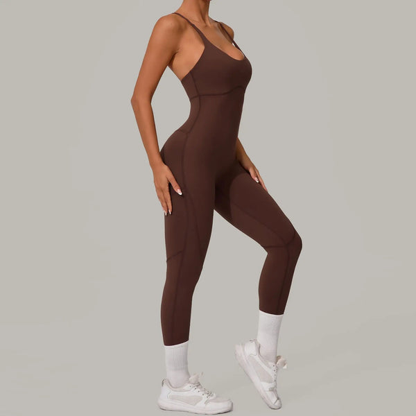 Strappy Body Sculpt Jumpsuit