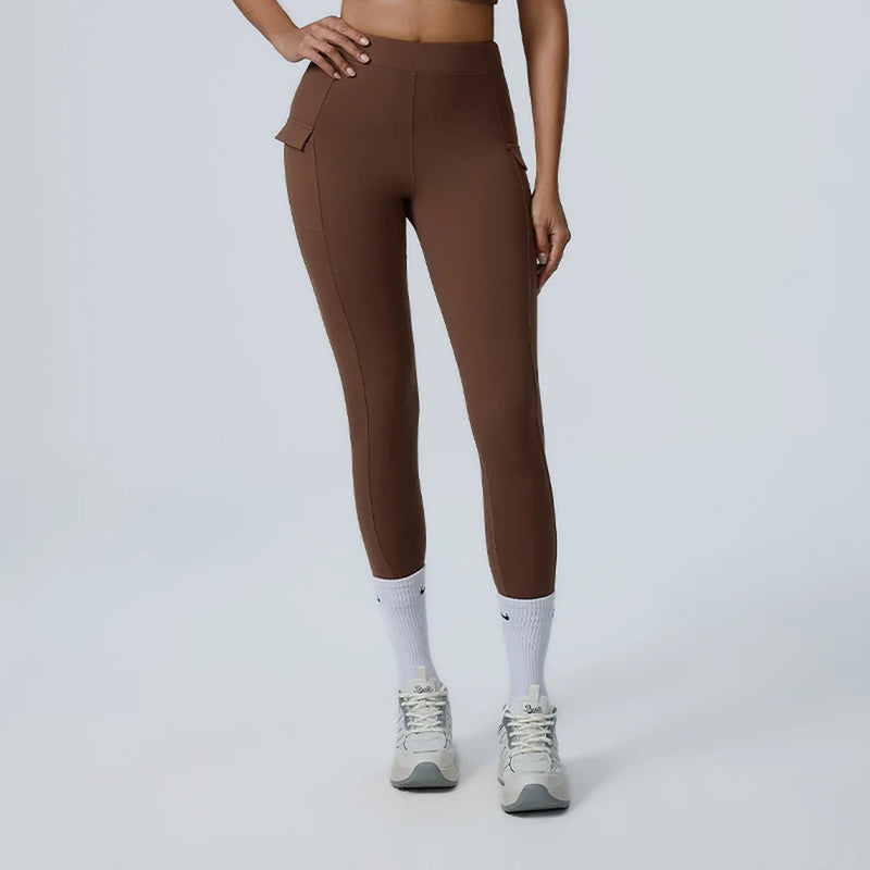 High-Waisted Cargo Workout Leggings