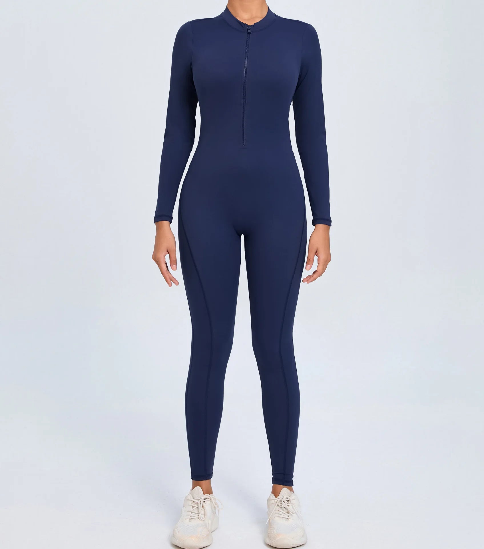 Backless SculptFit Long Sleeve Jumpsuit