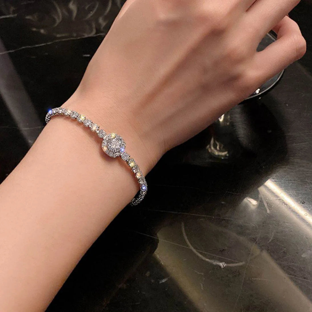 Elegant Crystal Tennis Bracelet