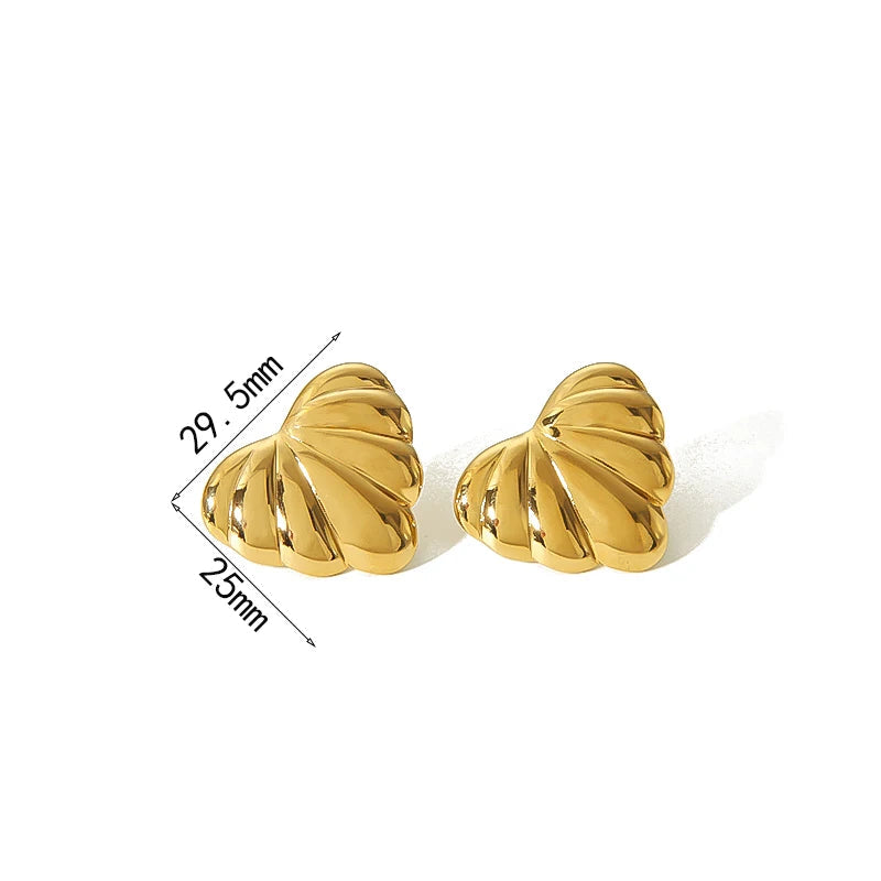 Retro Sculpted Statement Earrings
