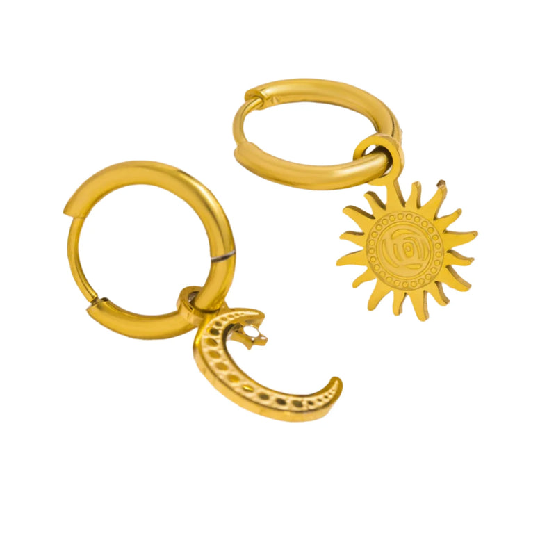 Sun Moon Earrings