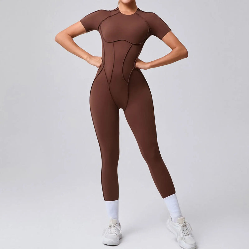 Seamless Sculpt Short Sleeve Jumpsuit