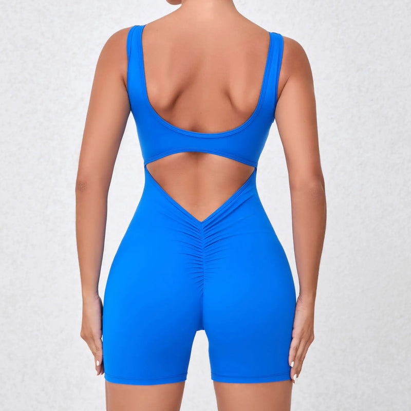 Sleek Open Back Romper