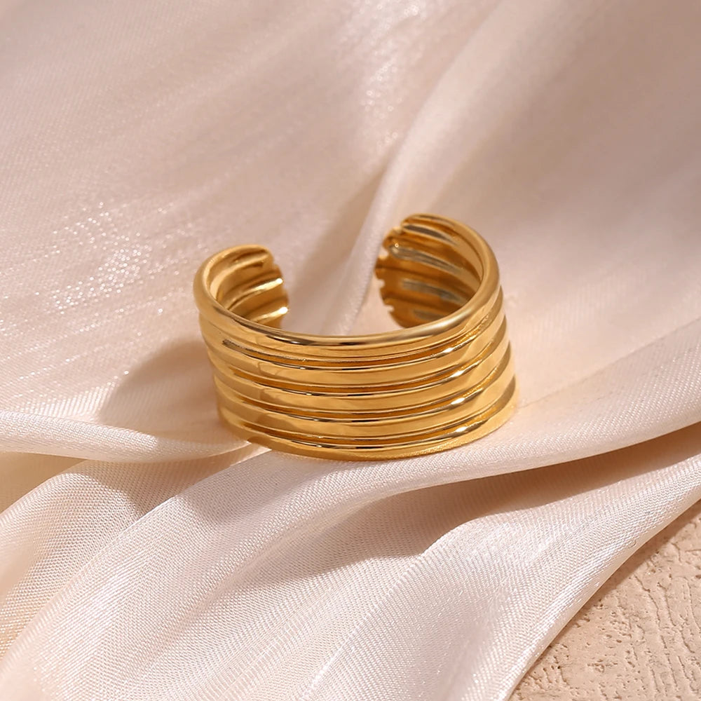Gold Layered Open Ring