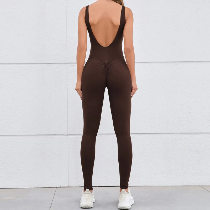 Women’s Backless Fitness Romper