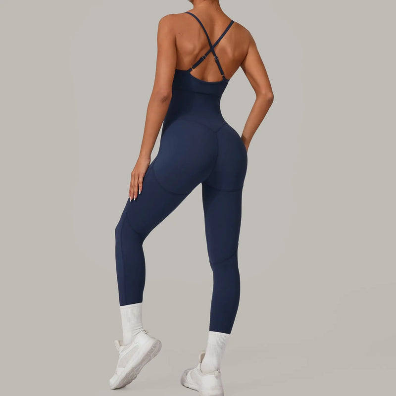 Strappy Body Sculpt Jumpsuit