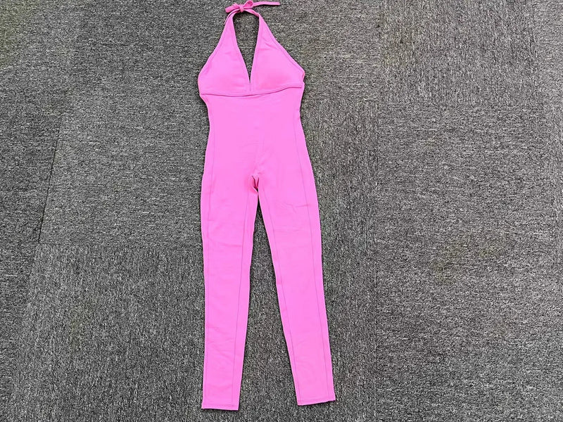 SculptFit Halter Jumpsuit