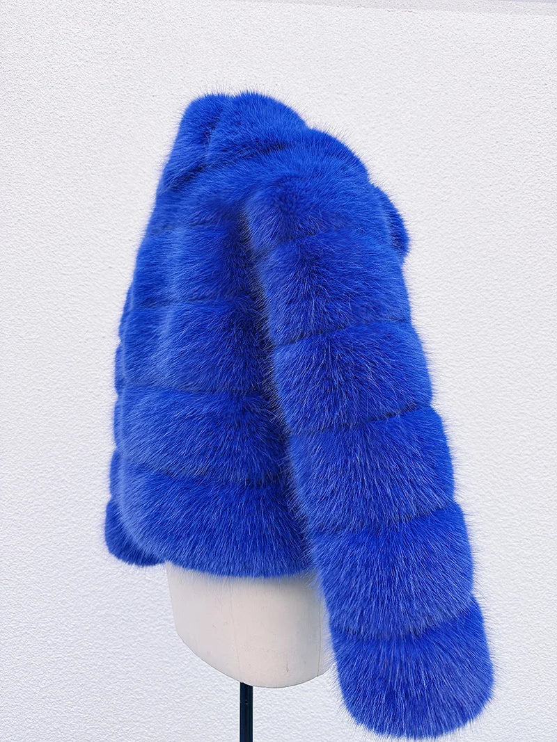 Luxe Tiered Fur Jacket