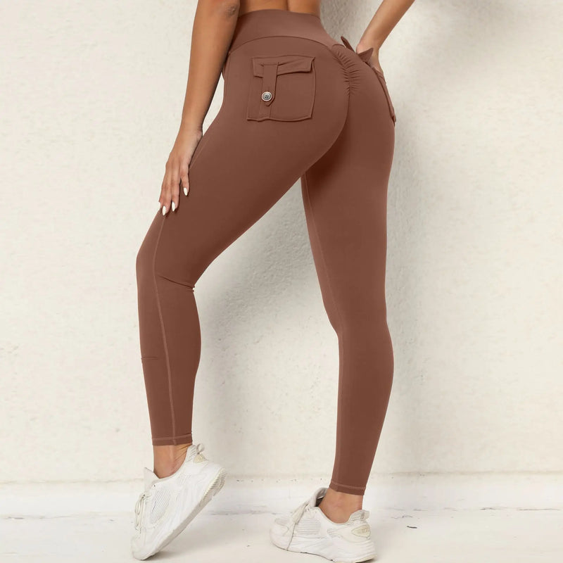 High-Waist Utility Pocket Leggings