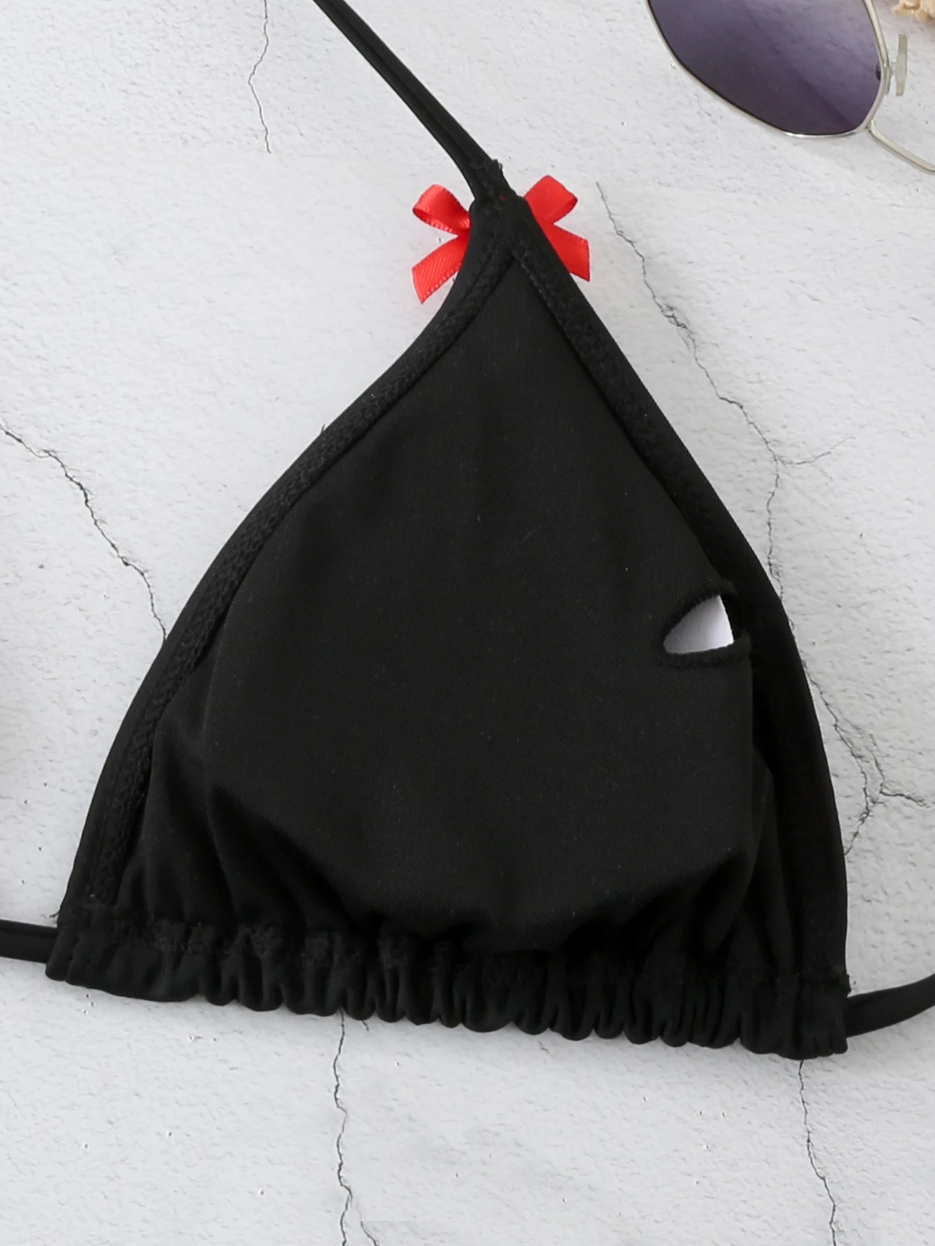 Triangle Bikini with Bow Details