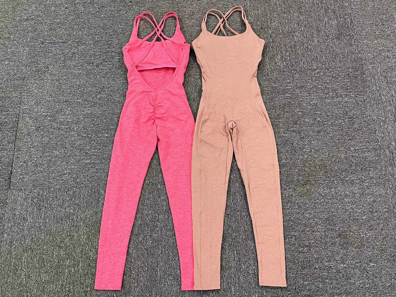 Seamless One-Piece Workout Jumpsuit
