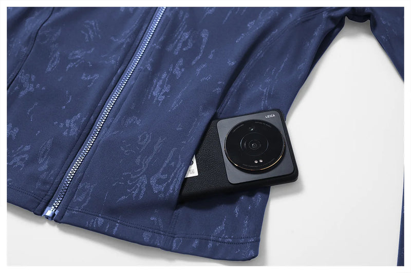 Activewear Zip-Up Jacket & Shorts Set