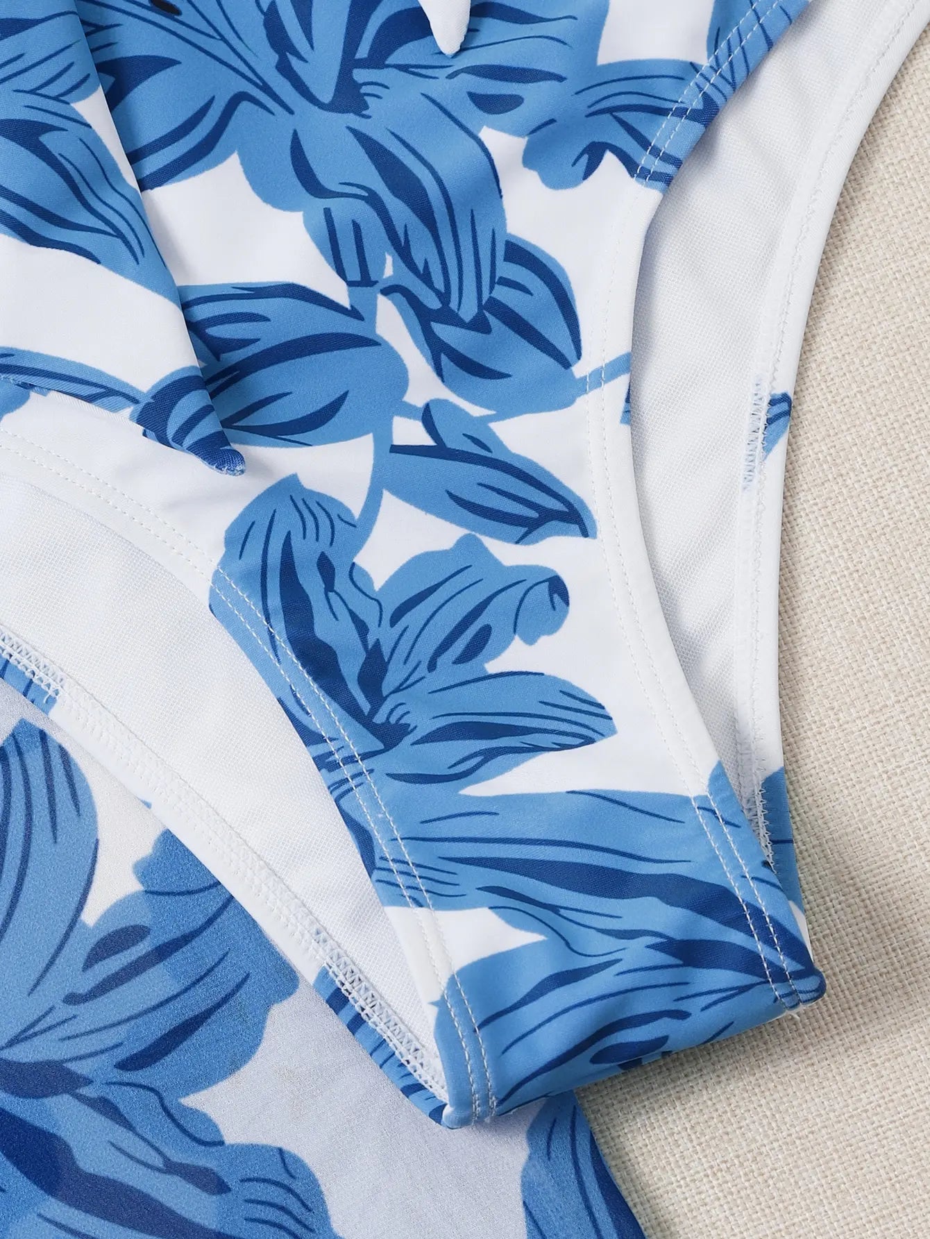 Floral Print Bikini & Sarong Set