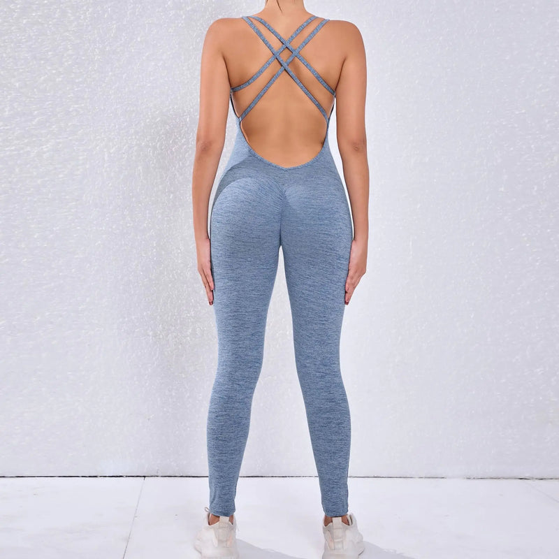 Seamless One-Piece Workout Jumpsuit