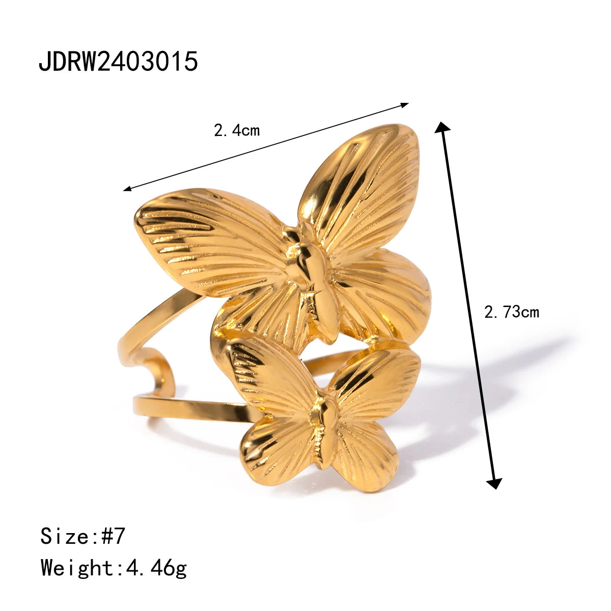 Iconic Motif Statement Ring Set