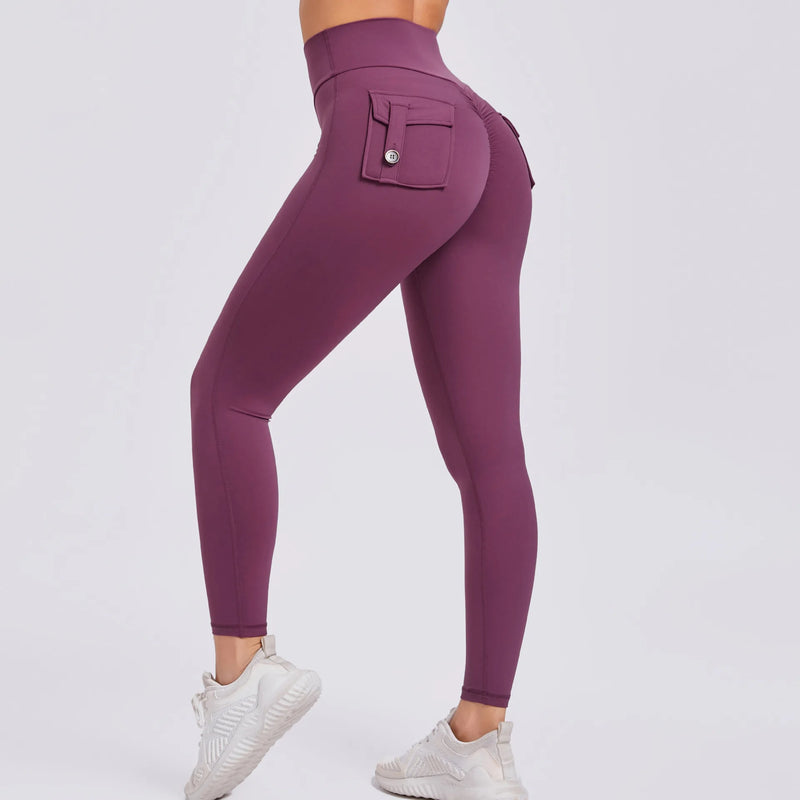 High-Waist Utility Pocket Leggings