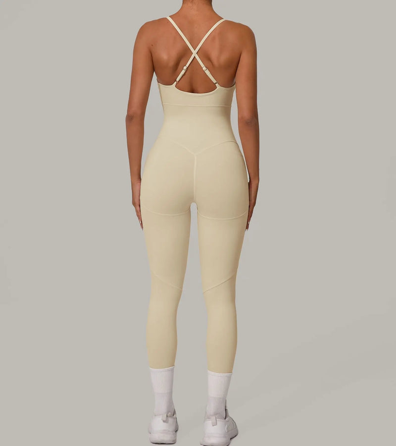Strappy Body Sculpt Jumpsuit