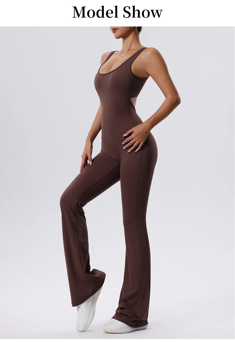 Flared Backless Suit