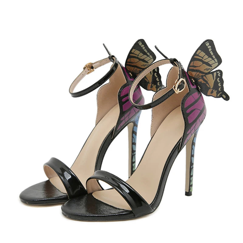Butterfly Charm Stiletto Heels