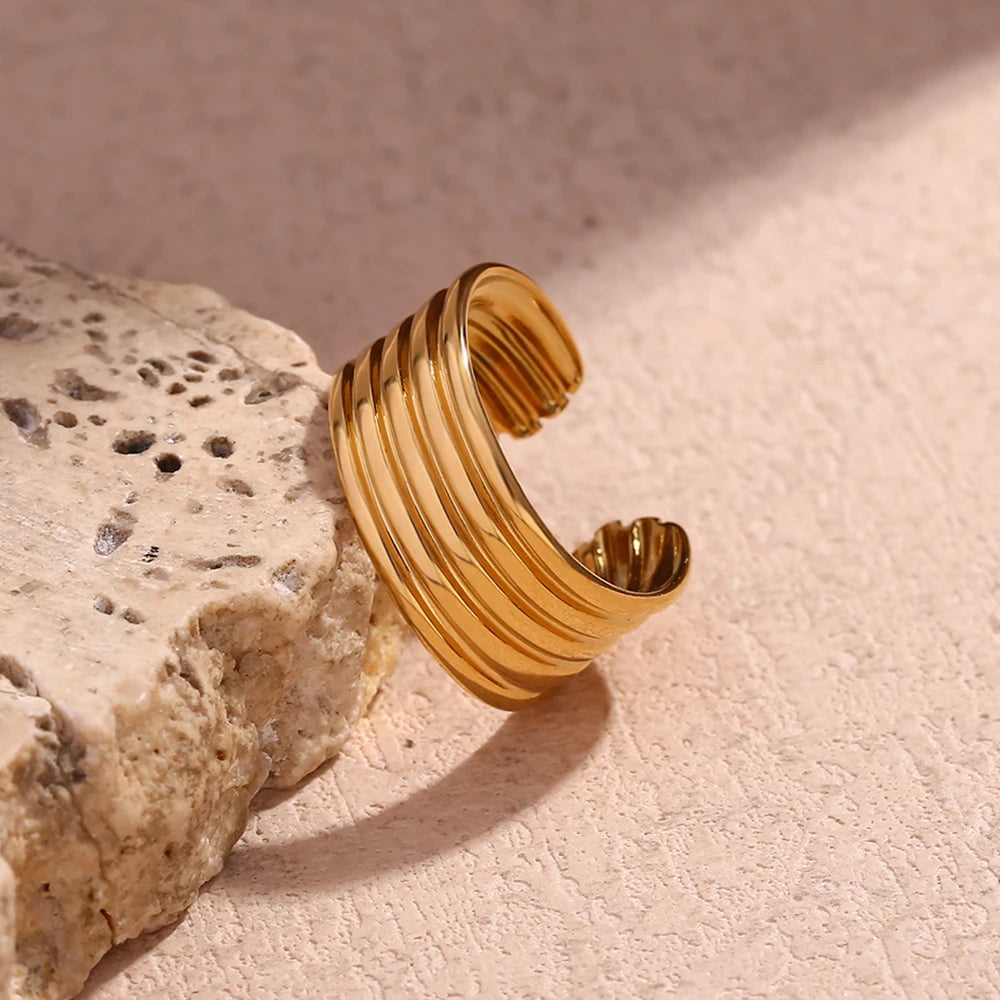 Gold Layered Open Ring