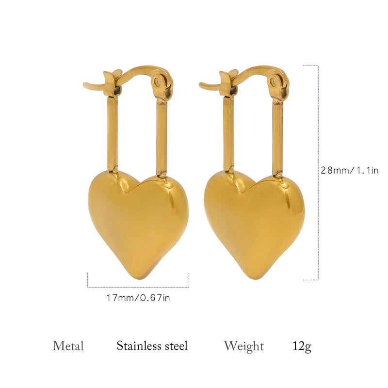 Inka Heart Earrings
