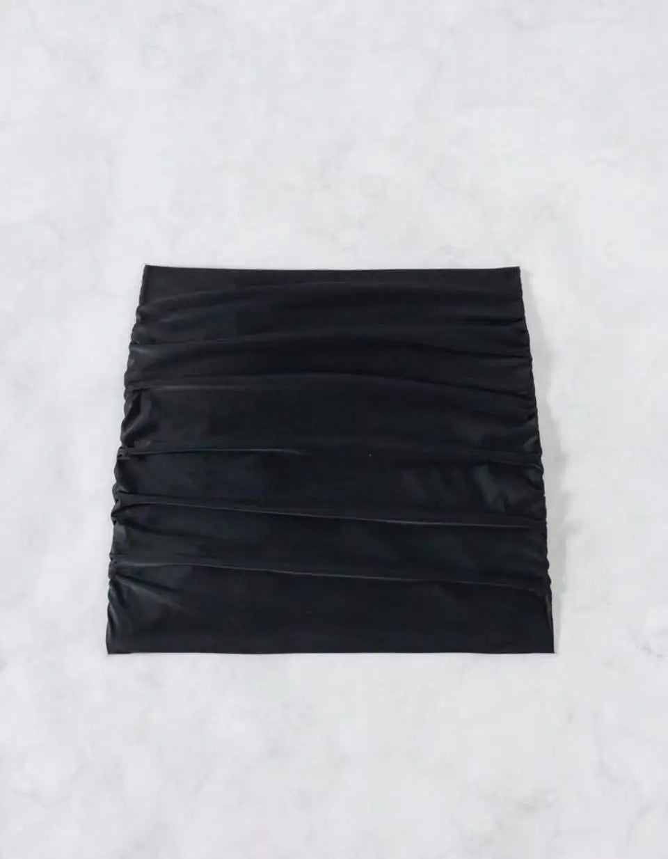 Starfish Accent Ruched Mini Skirt
