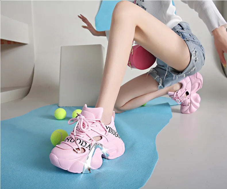 Metallic Arch Platform Sneakers