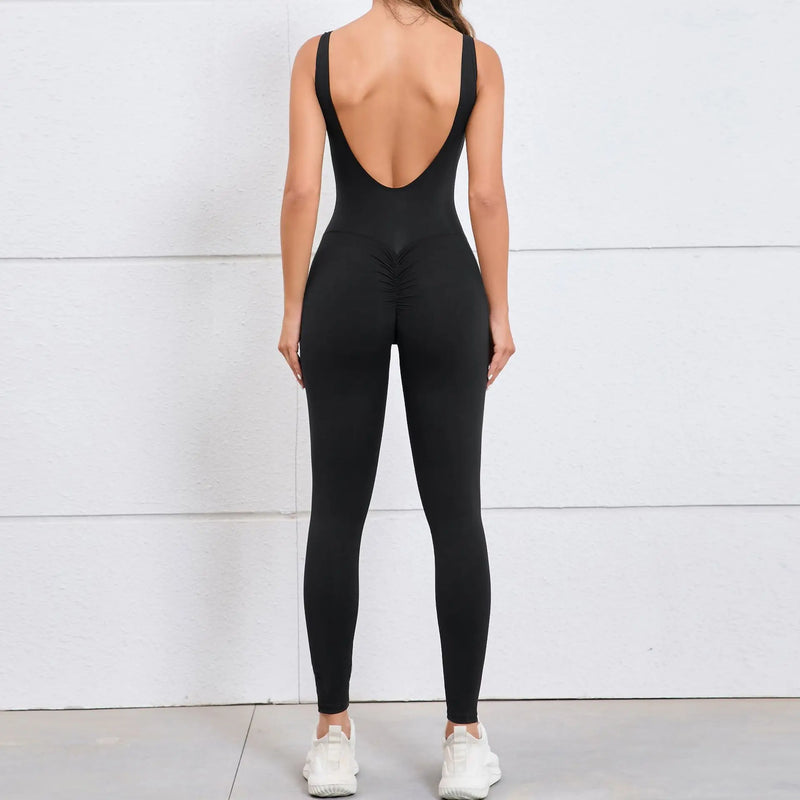 Women’s Backless Fitness Romper