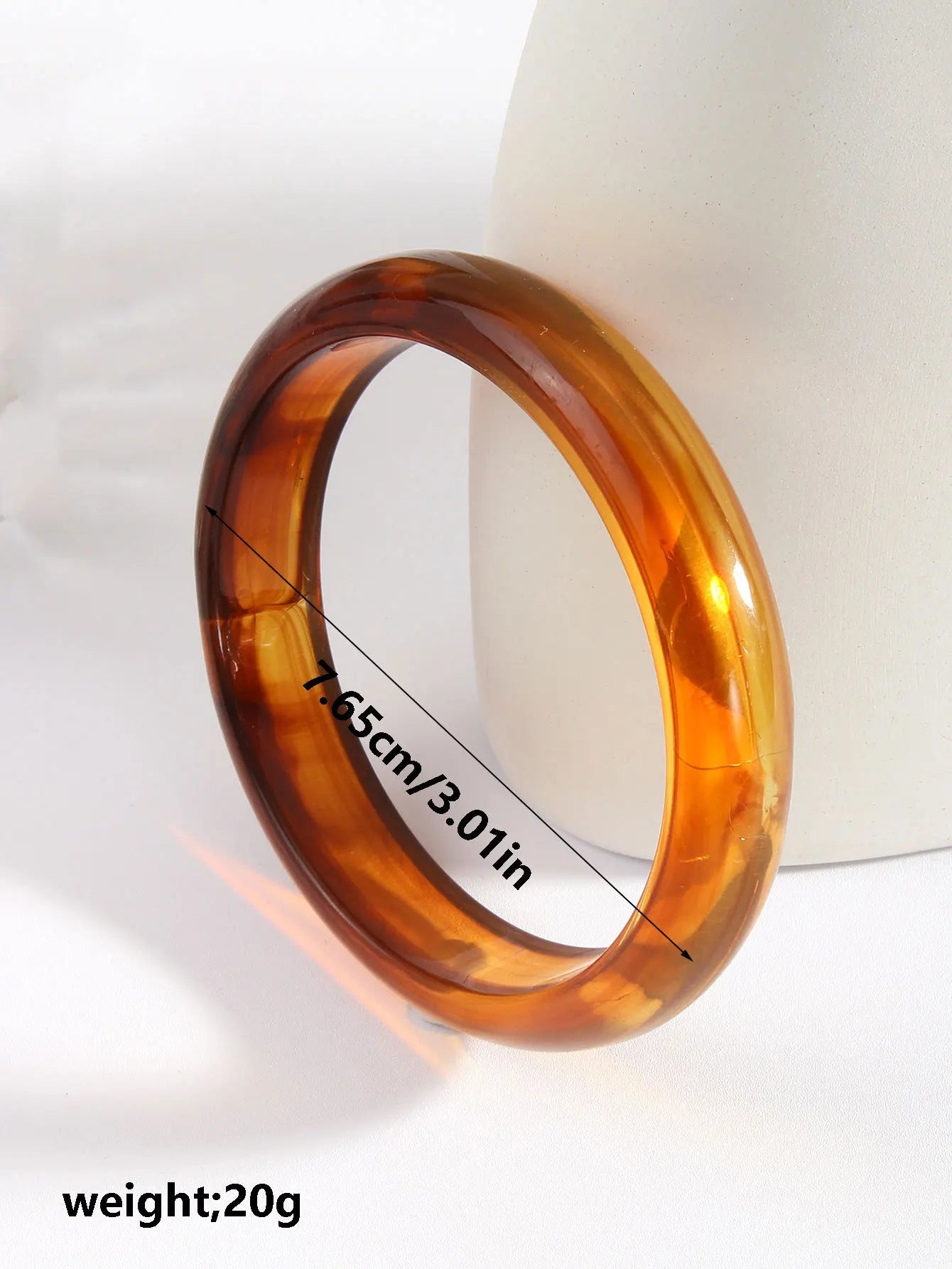 Resin Bangle Bracelet Set