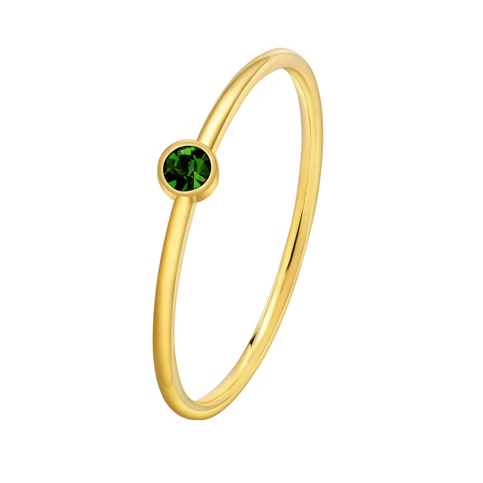 Dainty Birthstone Stacking Ring