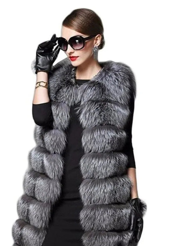 Luxe Layered Fur Vest