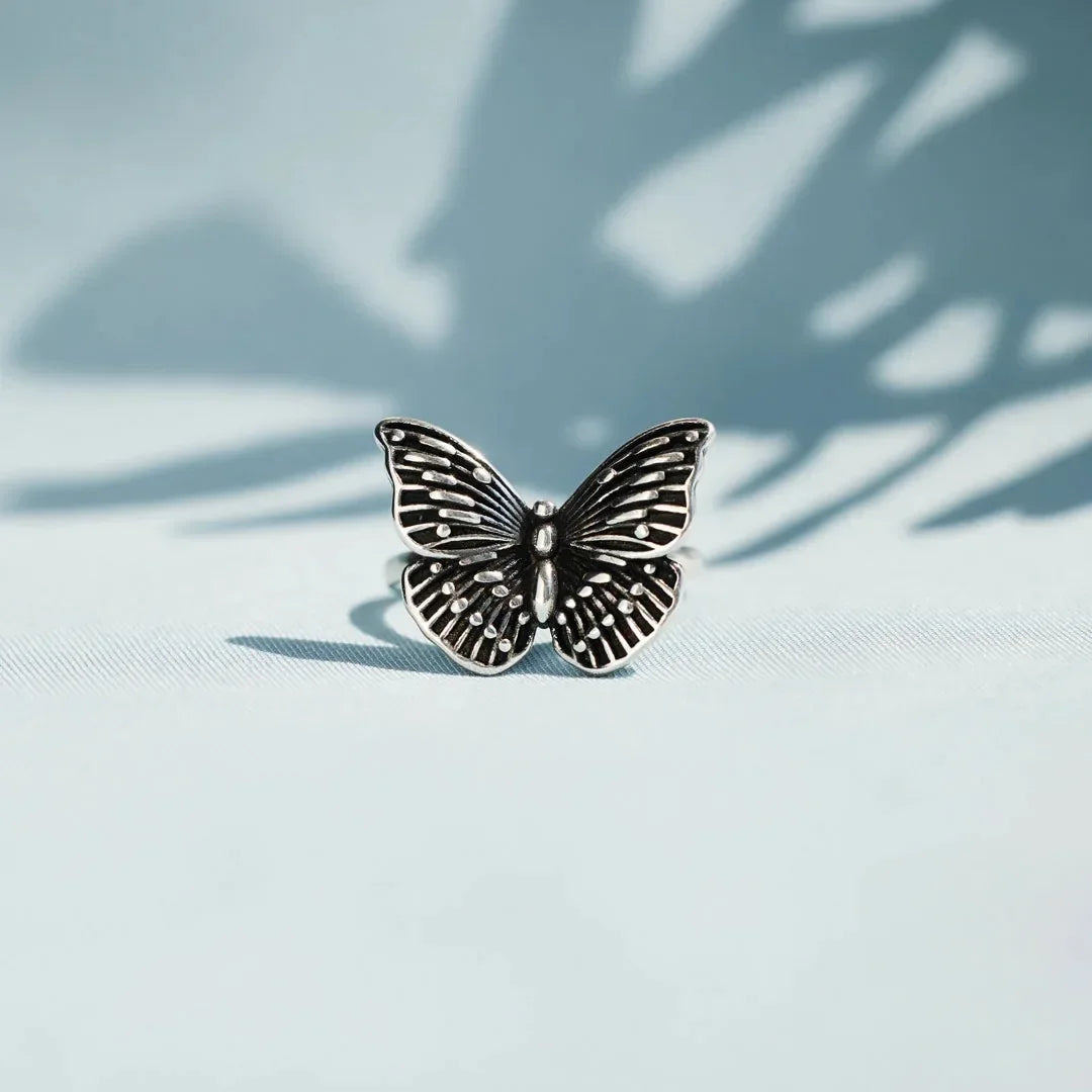 Vintage Butterfly Statement Ring