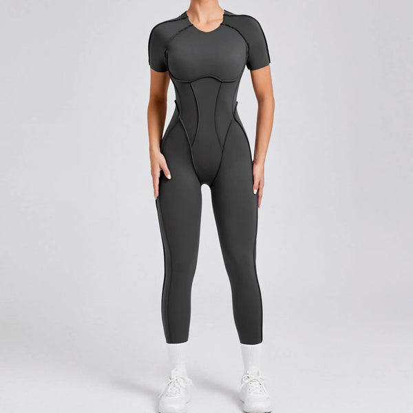 Seamless Sculpt Short Sleeve Jumpsuit