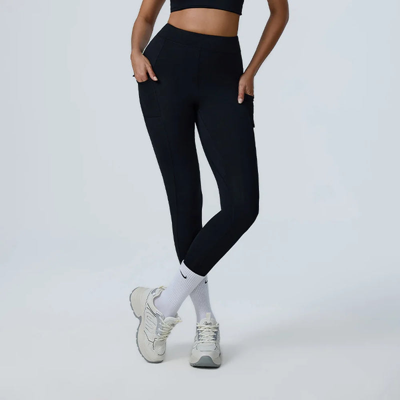 High-Waisted Cargo Workout Leggings