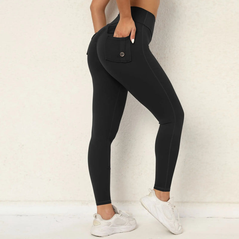 High-Waist Utility Pocket Leggings