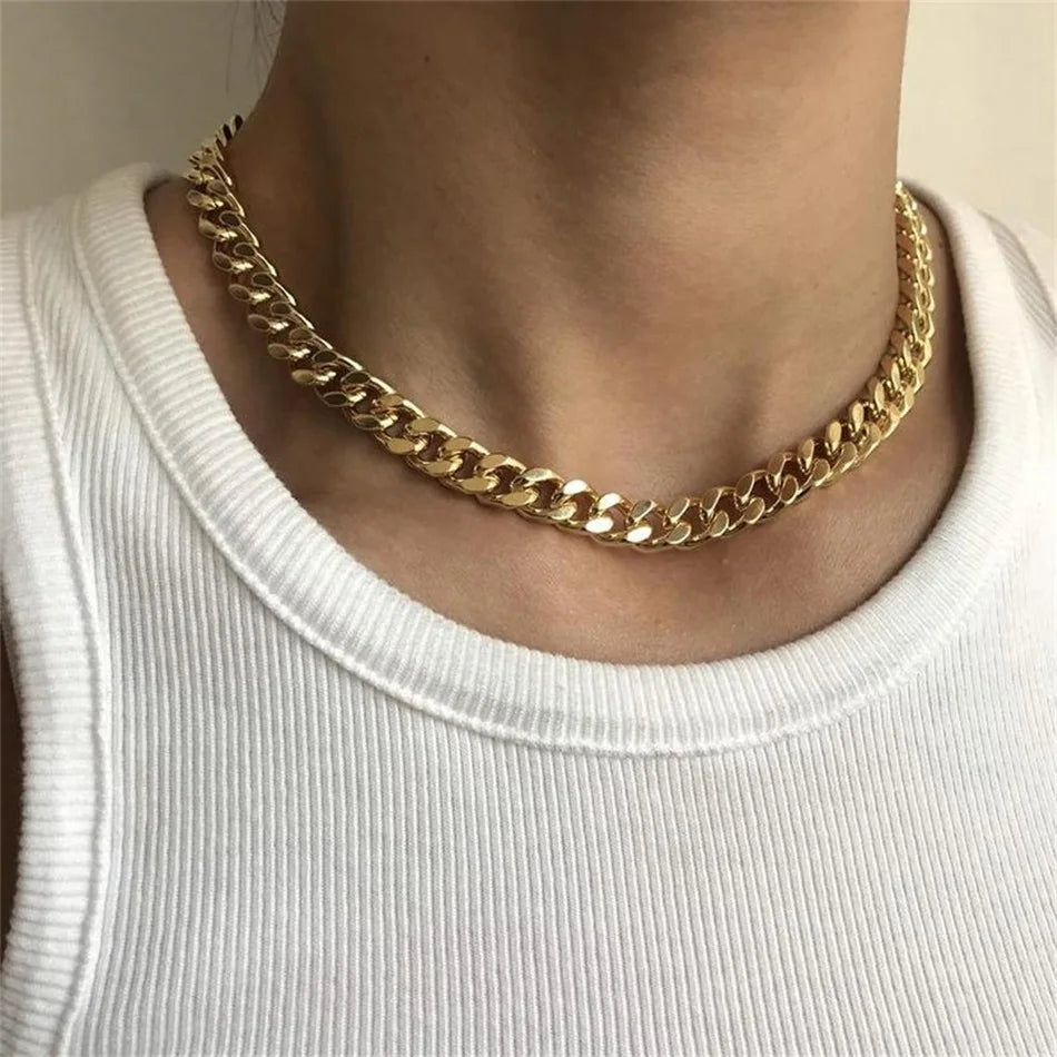 Classic Curb Chain Necklace